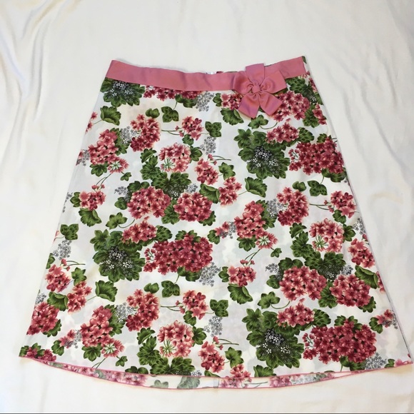 VTG 90s Speechless Floral Midi Skirt with Ribbon Waist, 11 - Picture 4 of 9